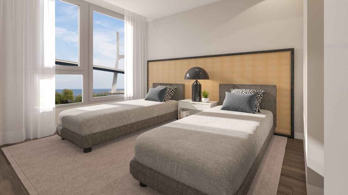 Luxury 3-Bedroom Apartment at the Pines – Urban Resort, Parque das Nações